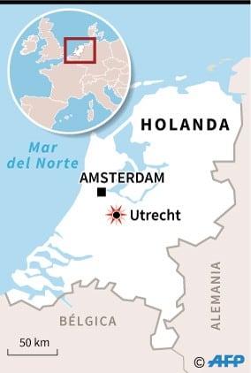 Localización de Utrecht - AFP / AFP