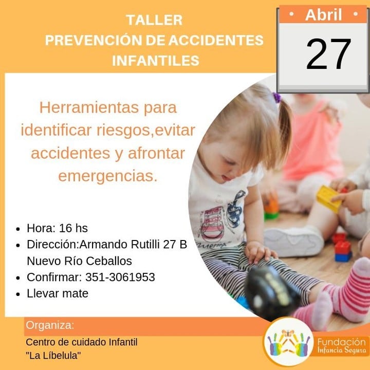 Taller Infancia Segura en Rio Ceballos