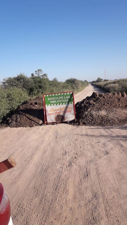 Cierre de accesos en Villa del Rosario