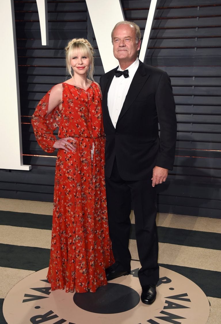 Kelsey Grammer, right, and Kayte Walsh arrive at the Vanity Fair Oscar Party on Sunday, Feb. 26, 2017, in Beverly Hills, Calif. (Photo by Evan Agostini/Invision/AP)