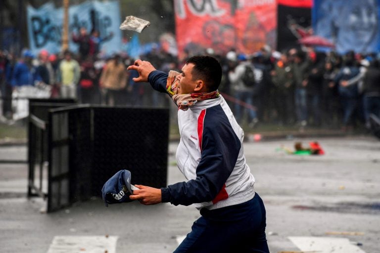 Liberaron a los 27 detenidos durante los incidentes frente al Congreso.