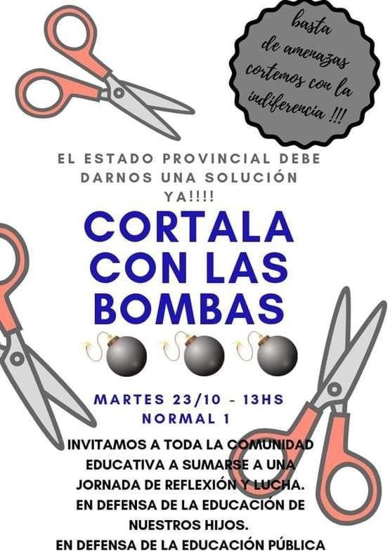 Organizan una nueva jornada en contra de las amenazas de bomba.