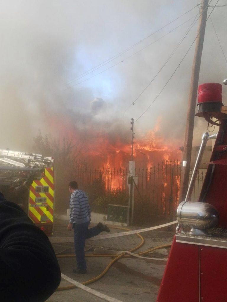 El incendio consumió la vivienda. Imagen ilustrativa.