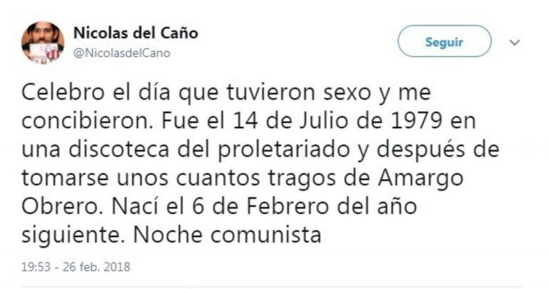 Hackearon la cuenta de Nicolás del Caño. (Web)