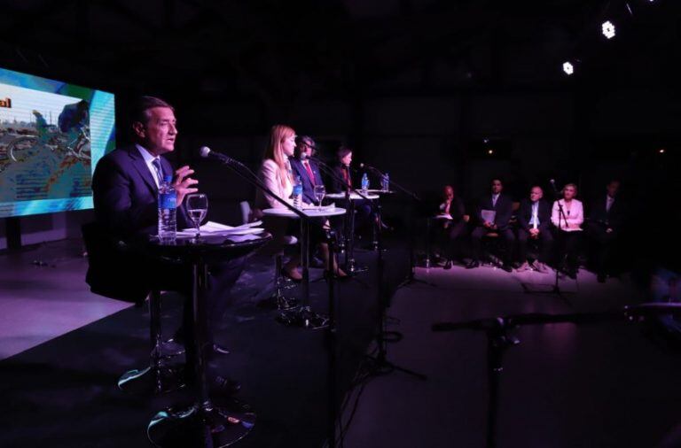 Debate de candidatos a la gobernación en San Rafael.