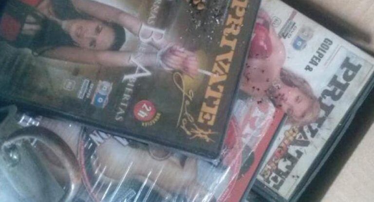 Encontraron películas con contenido pornográfico.