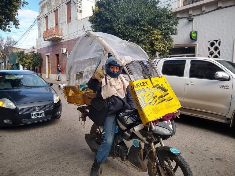 Invento cordobés en Villa Dolores. (Foto: Traslasierra Noticias).