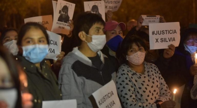 Marcha por el crimen de Silvia Apaza.