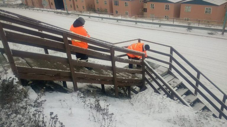 Limpieza de calles Operativo Invierno 2020