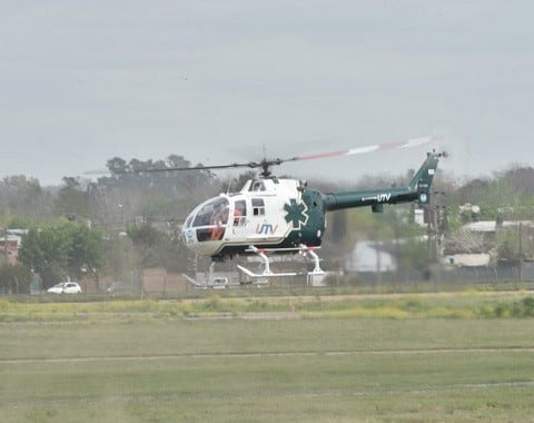 Simulacro de accidente en el aeropuerto de Rosario. (Con la Gente)