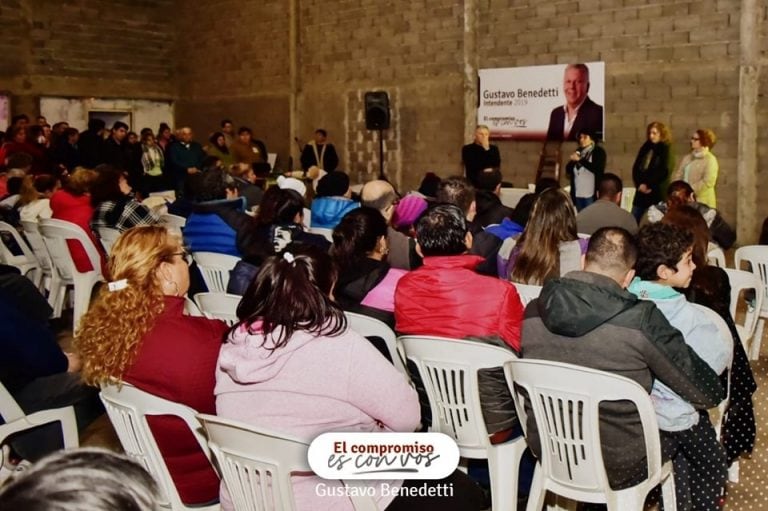 Gustavo Benedetti campaña en El Fuertecito