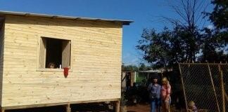 Casas en zona inundada de Iguazú. (Radiogenesis)