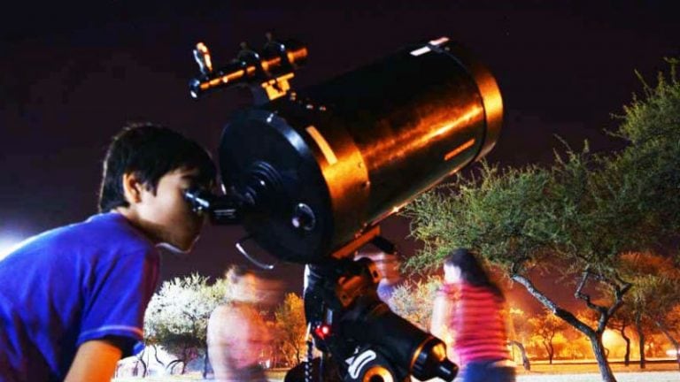 Telescopio itinerante.