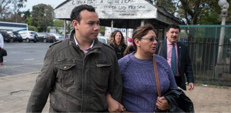 Marcos Córdoba en 2015, al ingresar a los Tribunales de Comodoro Py. (Foto: Pedro Lázaro Fernández/Clarín)