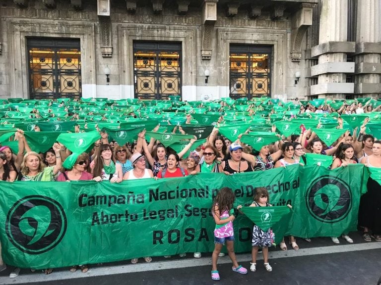 Pañuelazo en Rosario.