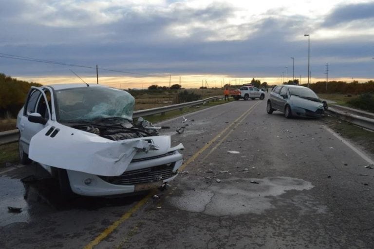 Dos heridos tras el accidente