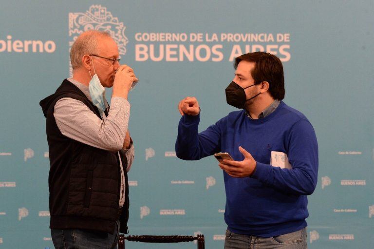 Daniel Gollan y Nicolás Kreplak (Foto: Clarín)