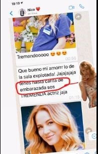 Nico Ochiatto halagó a Flor Vigna pero terminó haciéndola pensar en algo que no le gusta de su cuerpo.