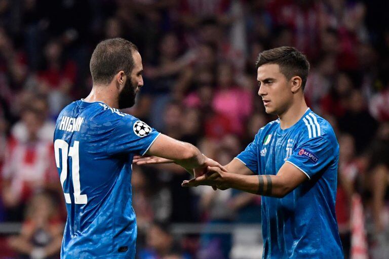 Gonzalo Higuain y Paulo Dybala (Foto: Javier Soriano/AFP)