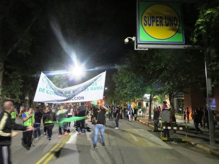 Cierre de Super Uno en Colonia Caroya y marcha (Nicolas Luque)