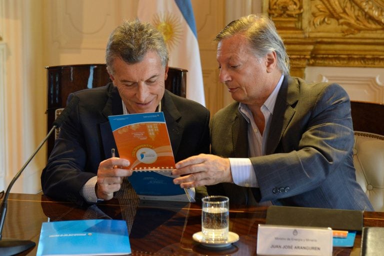 Macri junto a Aranguren