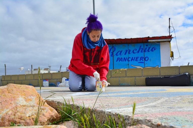 rotonda del puerto restauran obra