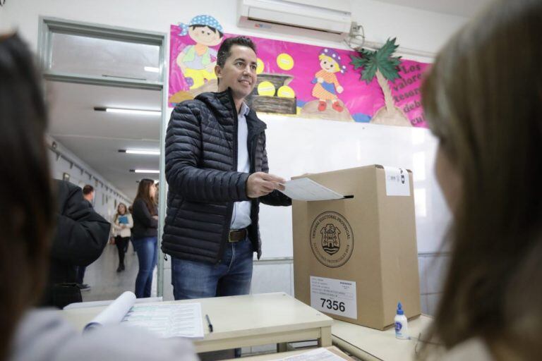 Manuel Calvo votó en Las Varillas