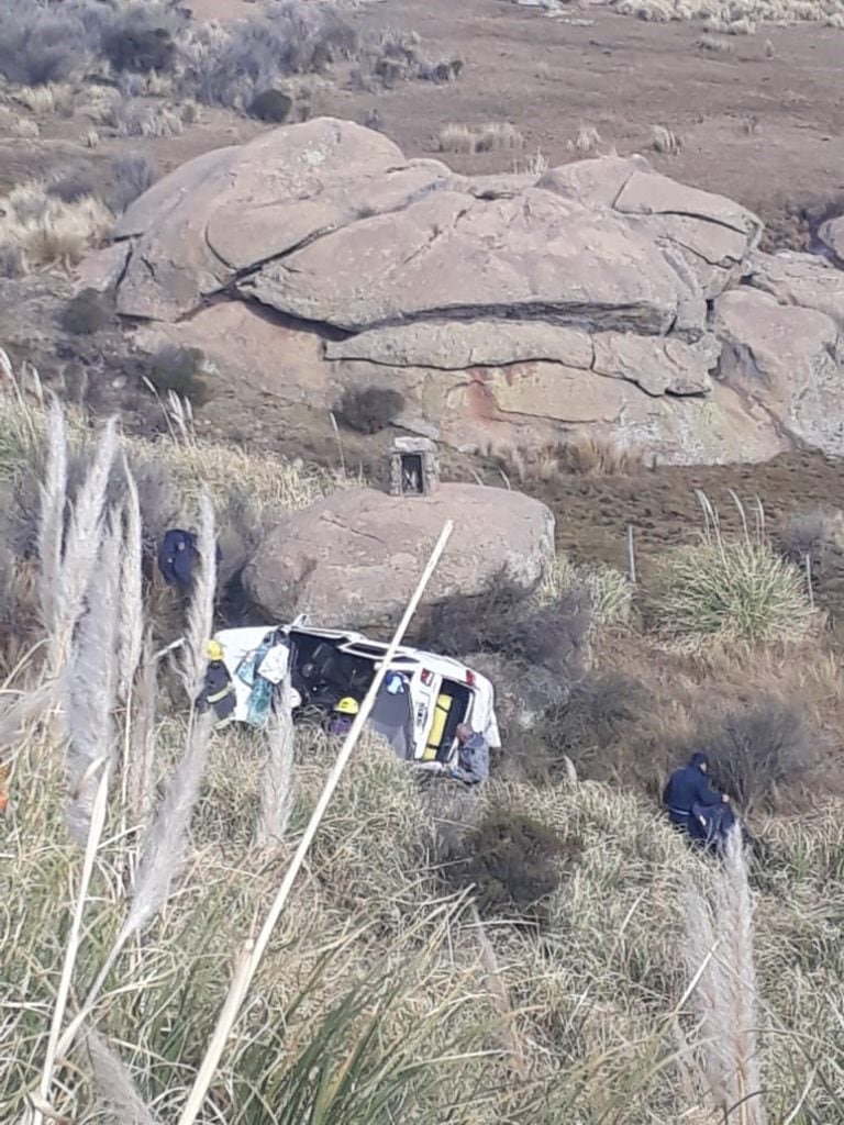 Caída de vehículo en Altas Cumbres