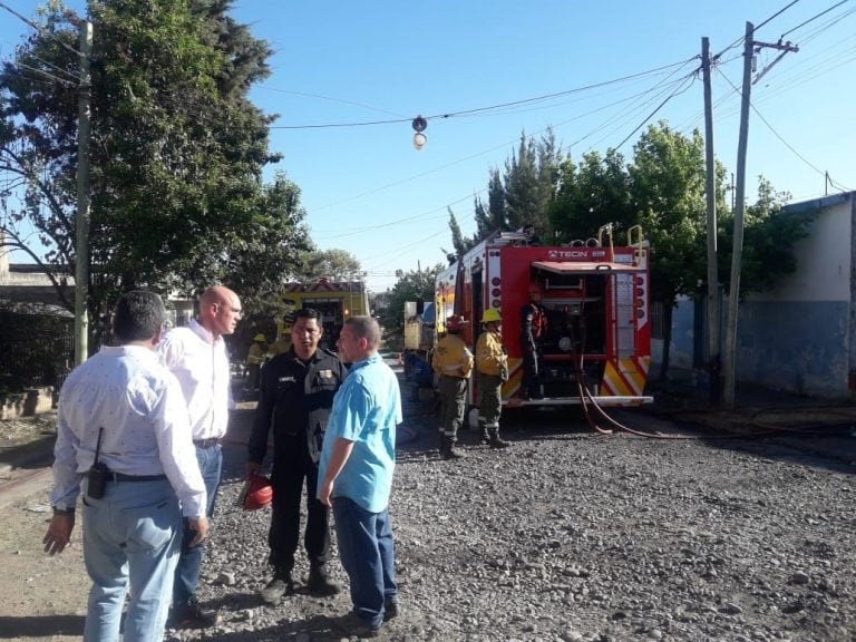 Autoridades del Ministerio de Seguridad de Jujuy llegaron hasta el lugar