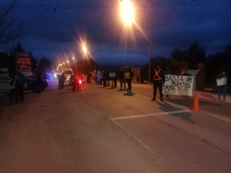 Protesta de vecinos en Tanti