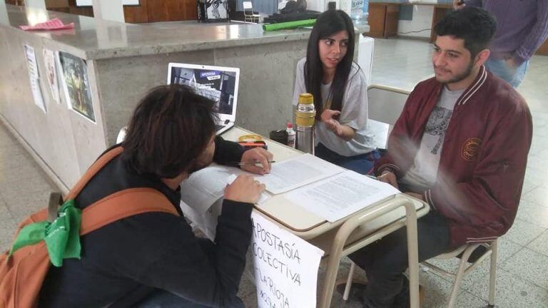 La campaña inició dias atras en instituciones del nivel terciario