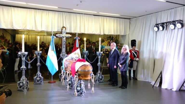 El velatorio de José Manuel de la Sota en el Centro Cívico de Córdoba.