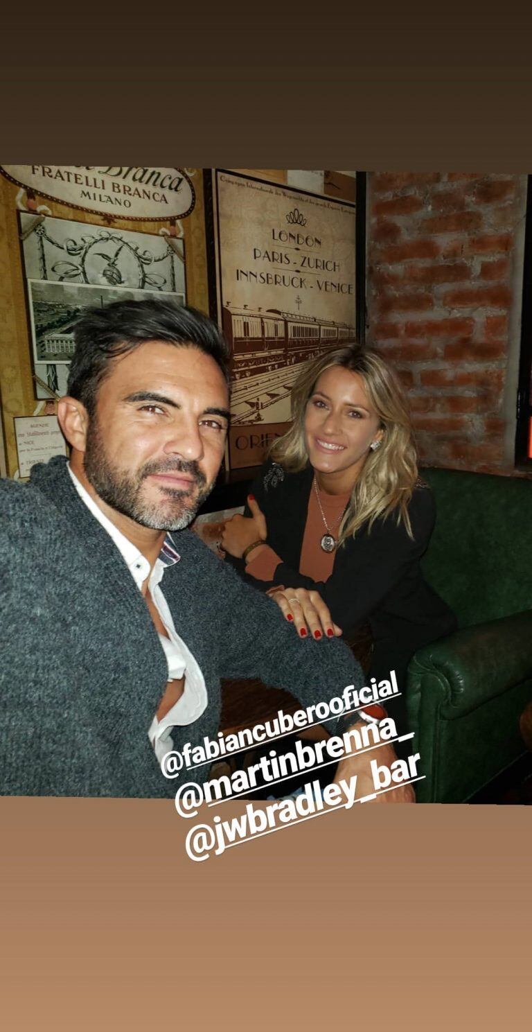 Fabián Cubero y Mica Viciconte