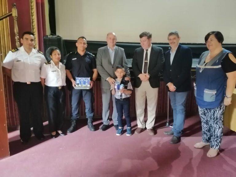 Acto de la Policía en Punta Alta