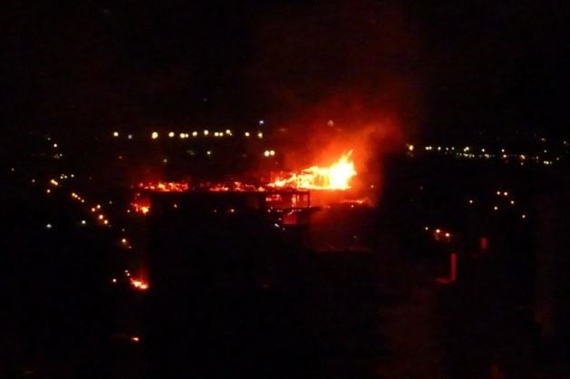 Incendio en San Martín