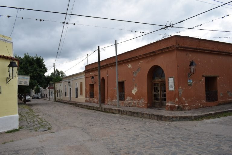 Las cuatro esquinas en Villa Tulumba, Córdoba.