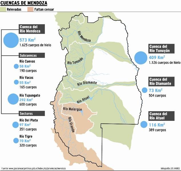 Avanza el censo de glaciares y ya se han detectado 1.171 km2