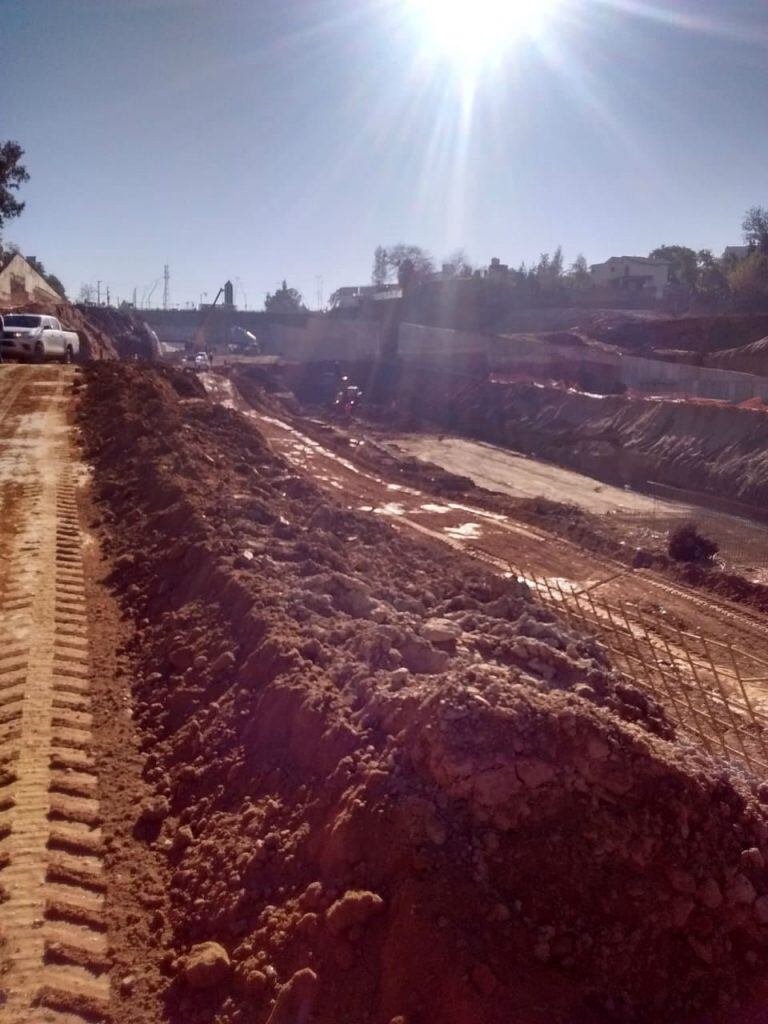 Recorrido por las obras del cierre de Circunvalación en Córdoba.