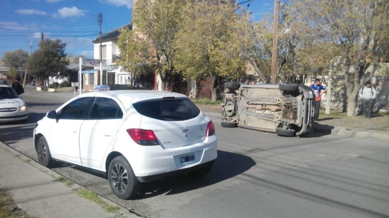 accidente de tránsito esta tarde en Caleta Olivia