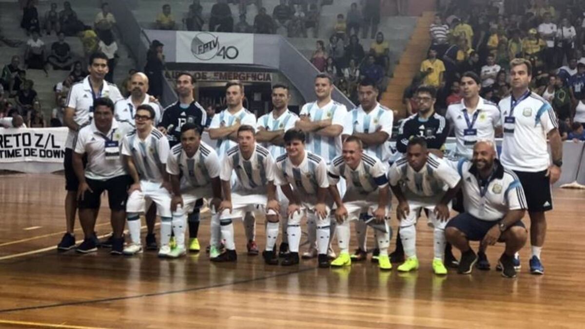 La Selección Argentina de futsal de síndrome de down cayó en la final y se consagró subcampeona mundial
