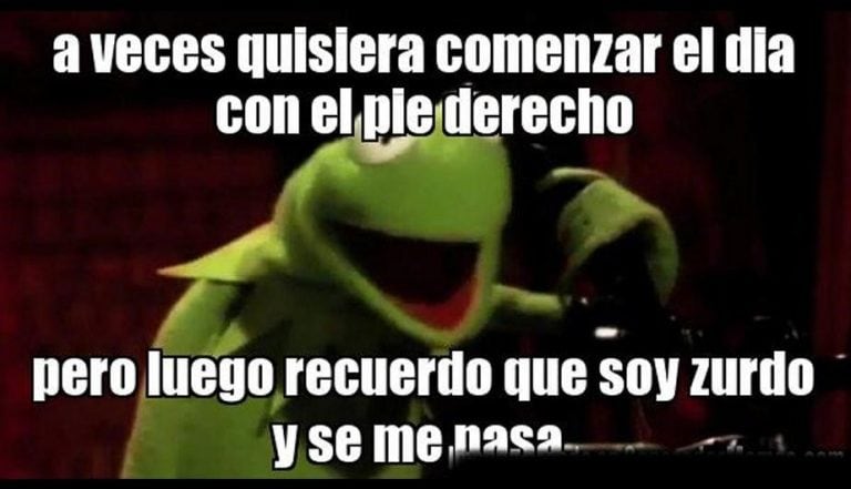 Cinco memes para representar el Día Internacional del Zurdo