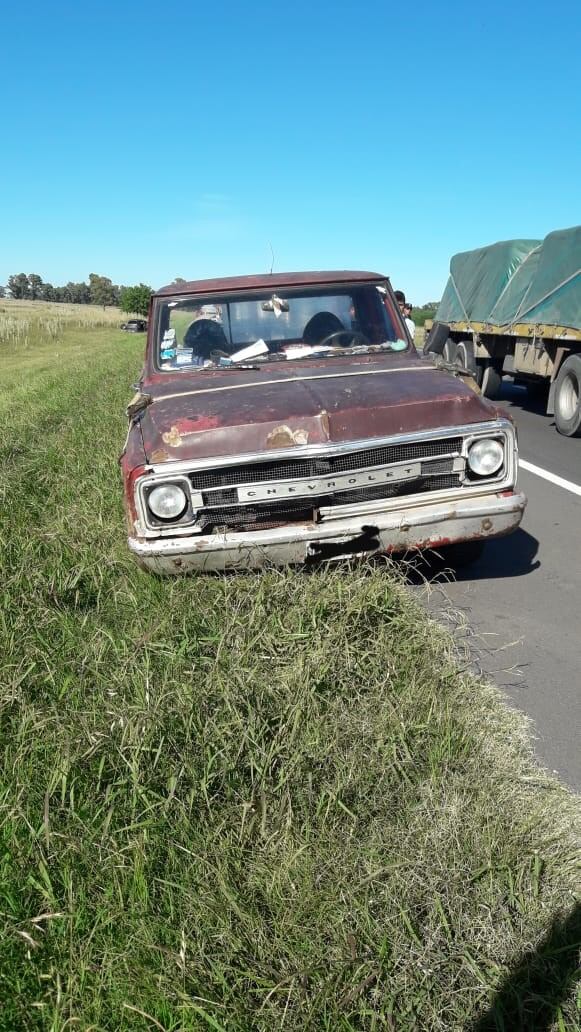 Chocaron dos vehículos en el Km 219 de la Ruta 3