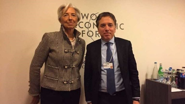 Dujovne con Lagarde.