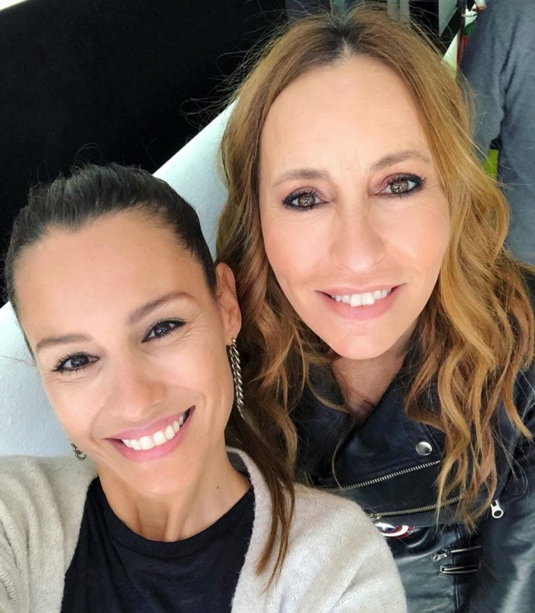 Analía Franchín junto a Pampita Ardihain (Foto: analiafranchin)