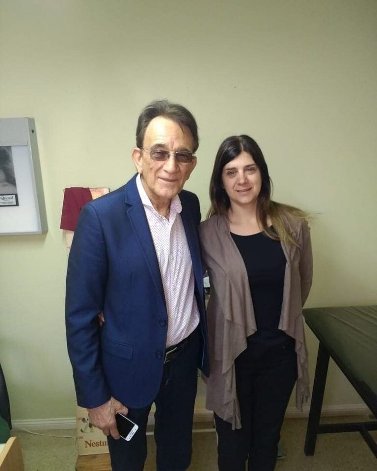 Victor Costilla junto a Viviana Vercelli