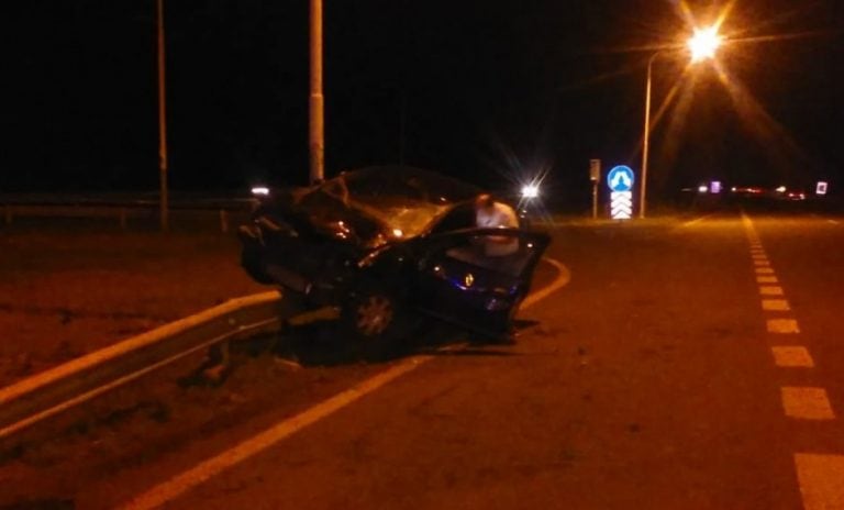 Un automóvil chocó contra un caballo. (Foto: Diario Chaco)