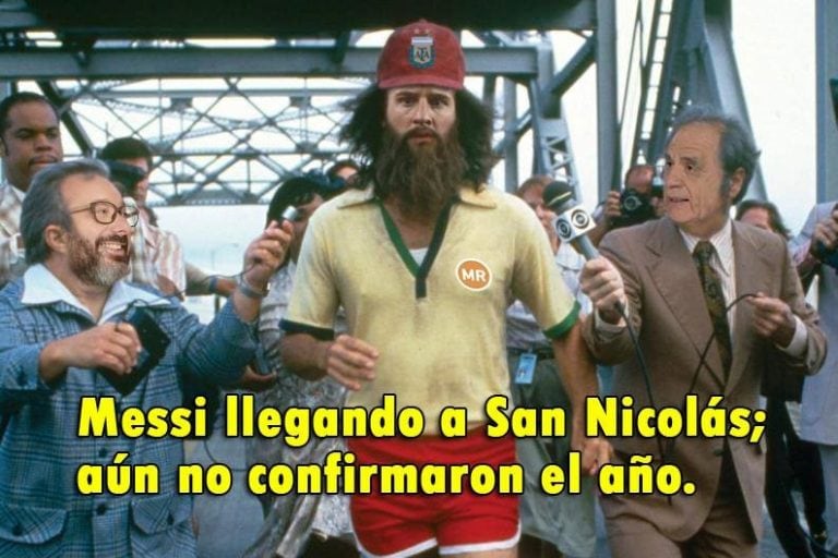 Al estilo Forrest Gump, Messi fue viral.