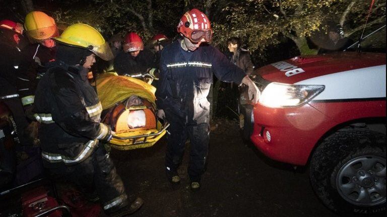 El rescate duró más de dos horas (Lmneuquén)