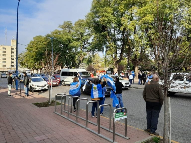 Banderazo por Vicentin en Rafaela