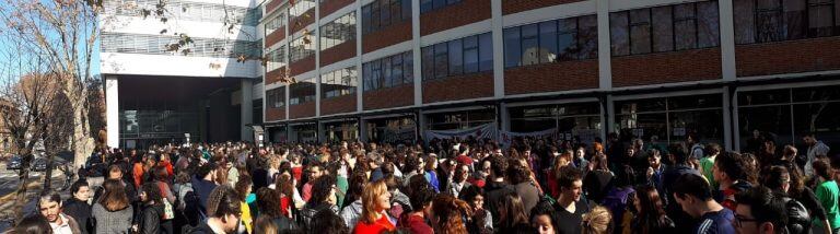 Toma en el Ministerio de Ciencia y Tecnología